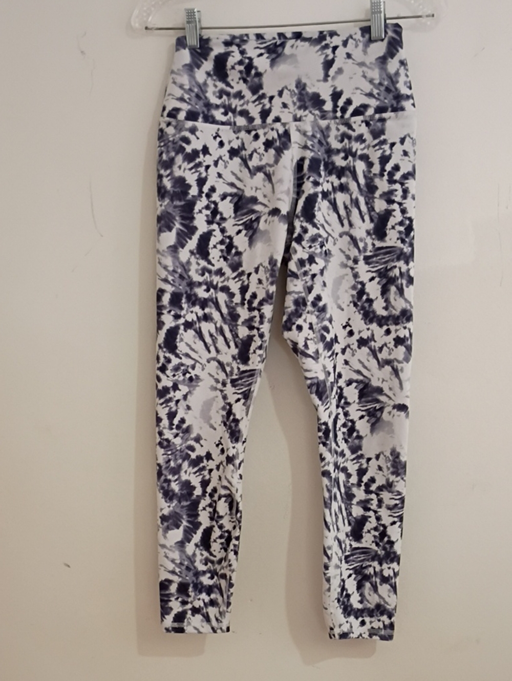 RBX Black & White Tie-Dye Leggings